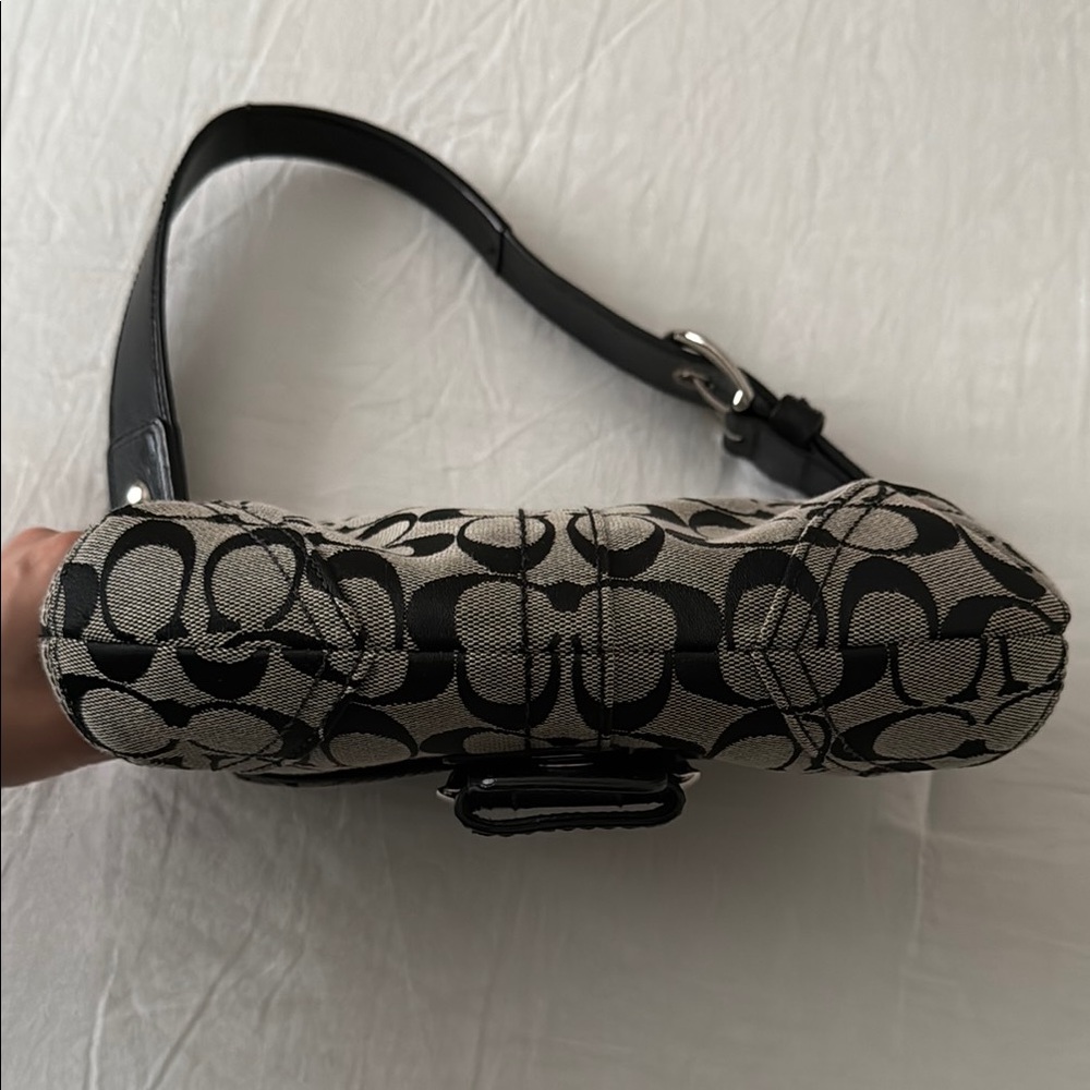 Coach Black and Gray Shoulder Bag - Picture 5 of 11